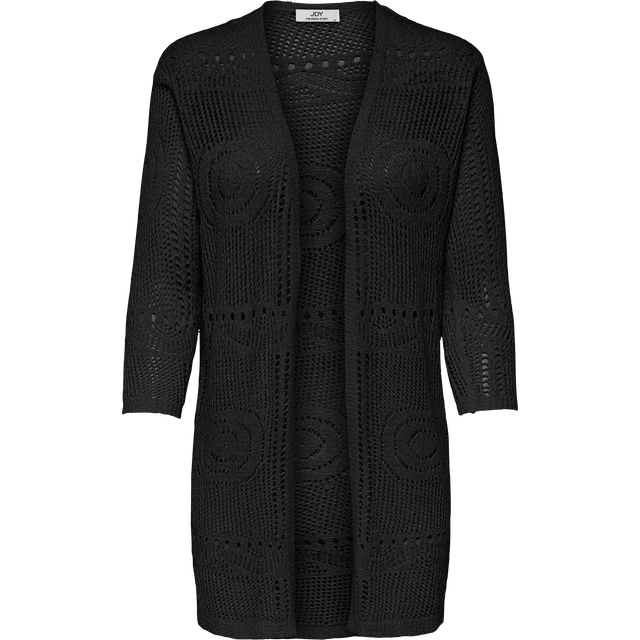JDY - Cardigan jdyKofi 3/4 Kimono Knt - Svart