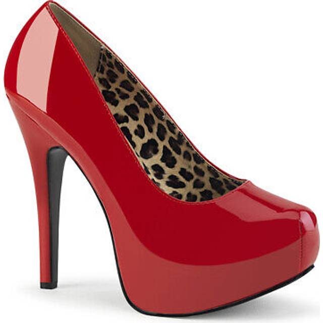 (UK 8/EU 41/US 11) Pleaser Pink Label Womens Pumps TEEZE-06W Red Pat