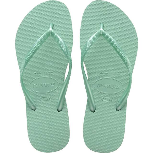 (13K, Green Dew) Havaianas Slim Girls Flip Flops