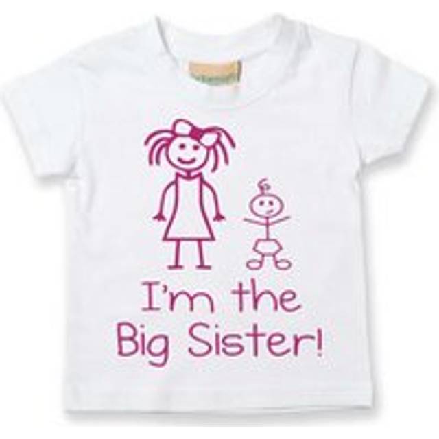 I'm The Big Sister Tshirt - White - 3-4 Years