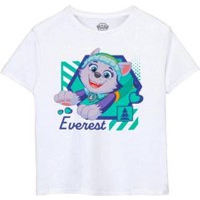 (3-4 Years, White) Paw Patrol Girls Everest T-Shirt