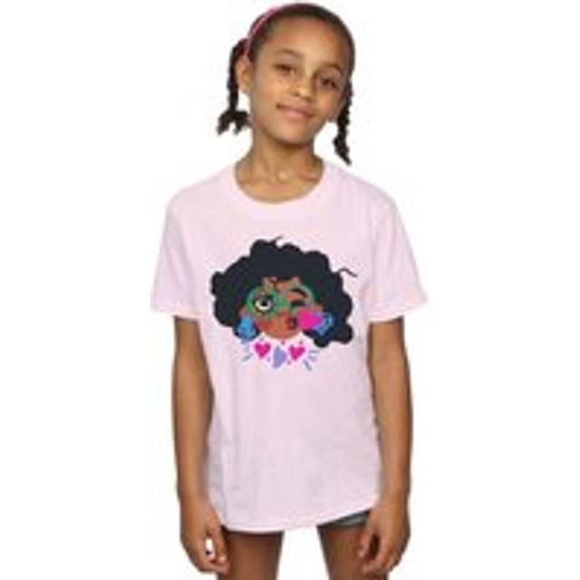 Encanto Mirabel Kiss Cotton T-Shirt - Baby Pink - 12-13 Years