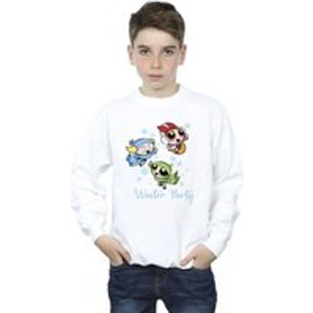 Powerpuff Girls Boys Girls Winter Party Sweatshirt 9-11 Years vit