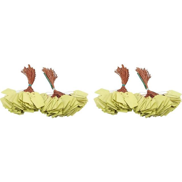400Pcs Plant Hanging Tag Waterproof Plastic Labels Reusable Garden Markers Blank Nursery Seed Name Tags with Strings