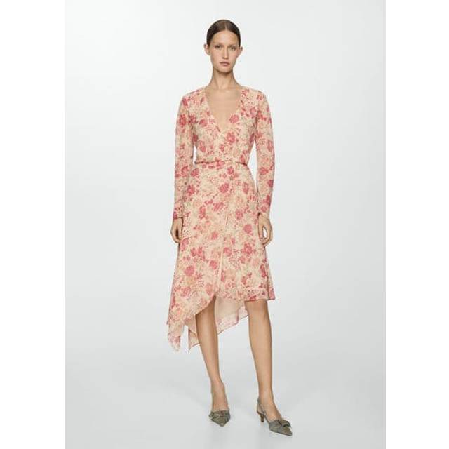 Mango Dress Clari - Light Beige