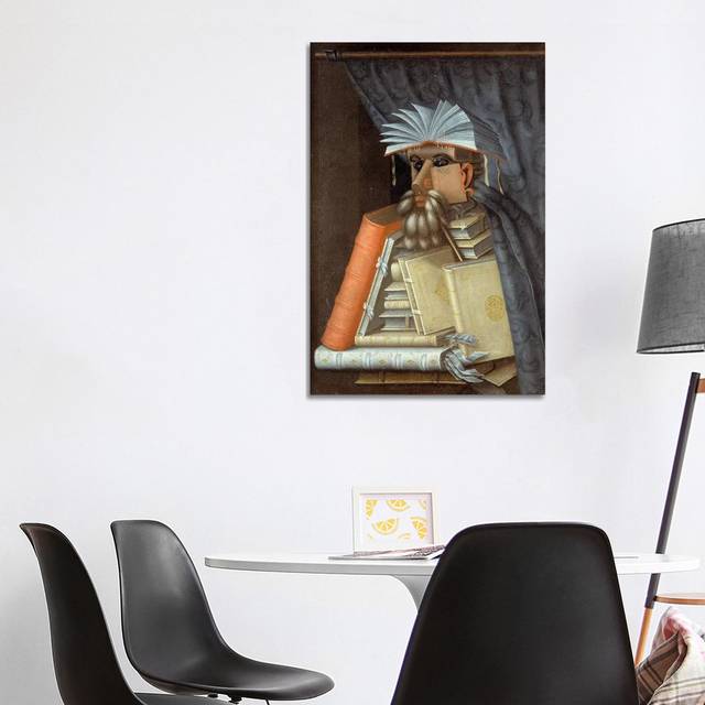 Portrait of A Librarian, c.1566 by Giuseppe Arcimboldo - Wrapped Canvas Art Prints (101.6 cm H x 66.04 cm W x 1.91 cm D)