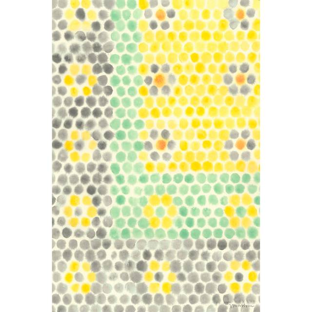 Floral Linoleum II by Vanna Lam - Wrapped Canvas Painting (30cm H x 20cm W)
