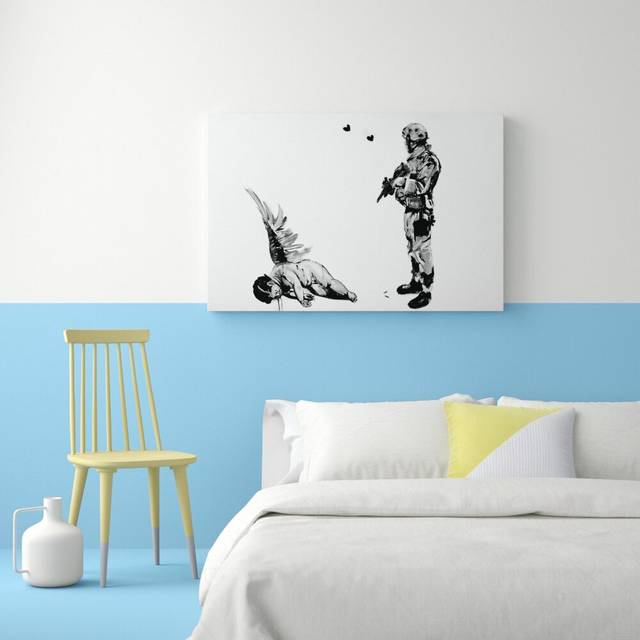 &#39;Who Killed Cupid&#39; Wrapped Canvas Graphic Art Print (81.3 cm H x 121.9 cm W)