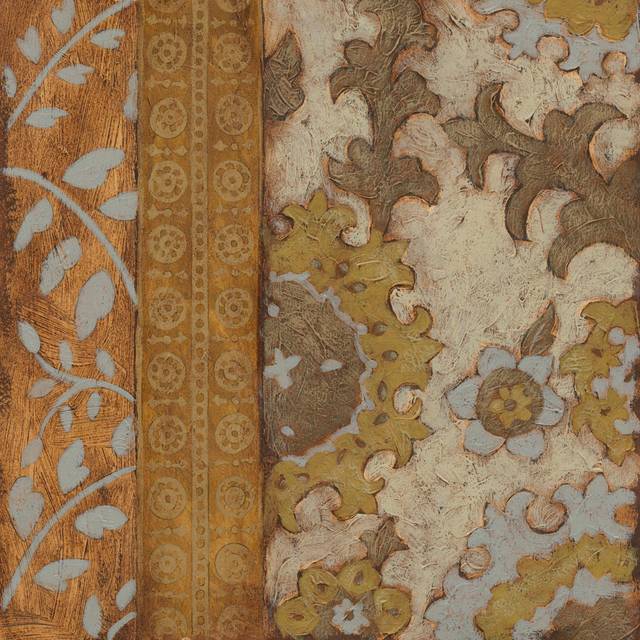 Gilded Sari III by Chariklia Zarris - Wrapped Canvas Painting (122cm H x 122cm W)