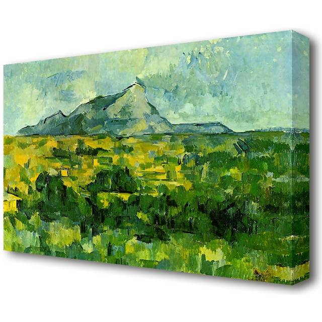 'Mount St Victiore' by Paul Cezanne Painting Print on Wrapped Canvas (35.6 cm H x 50.8 cm W)