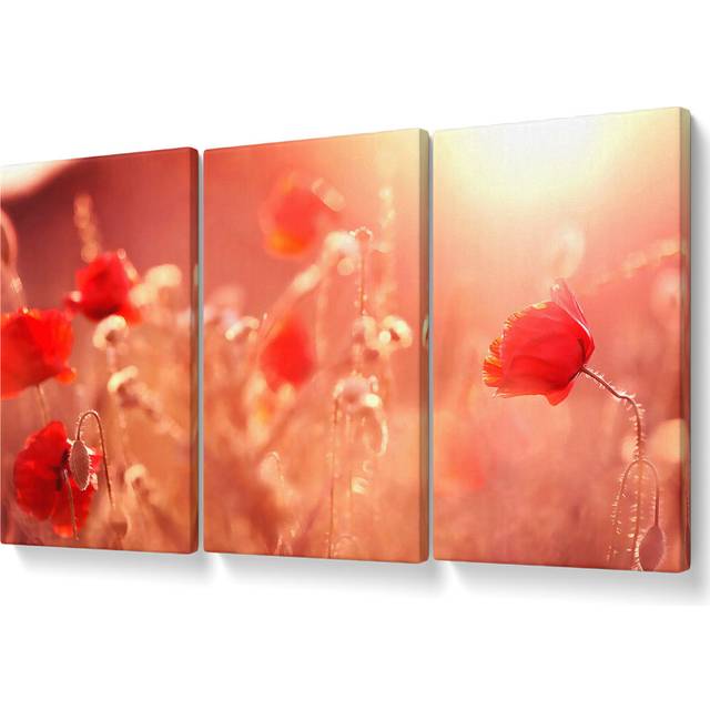 Summer Light - 3 Piece Wrapped Canvas Graphic Art (50.8cm H x 106.6cm W)