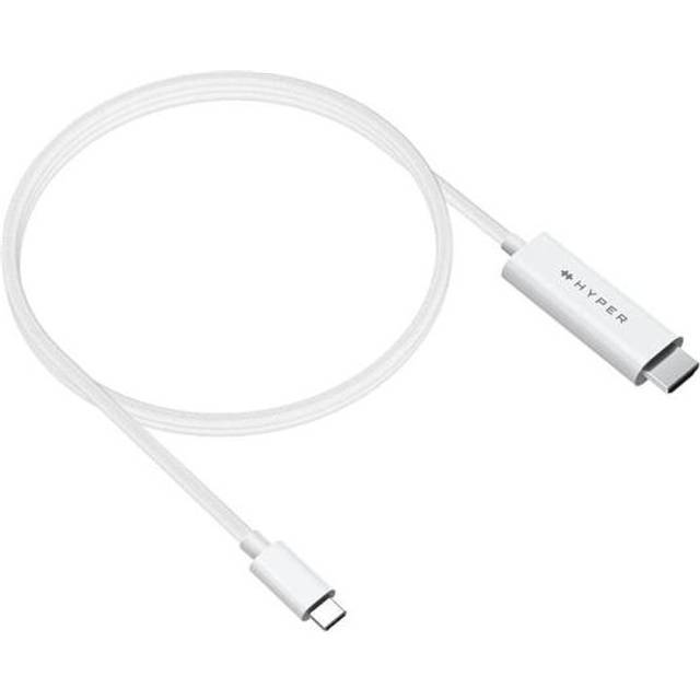 Targus HyperDrive USB-C to HDMI 4K Cable, 2.5m, White