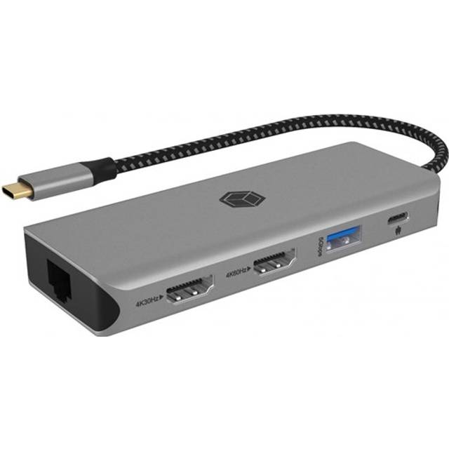 IcyBox 9-in-1 mobile Docking Station with PD 100w