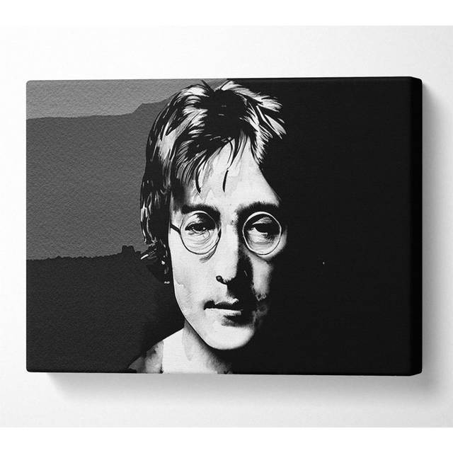 John Lennon Peace - Wrapped Canvas Art Prints - Multicolour (66cm H x 106.6cm W)