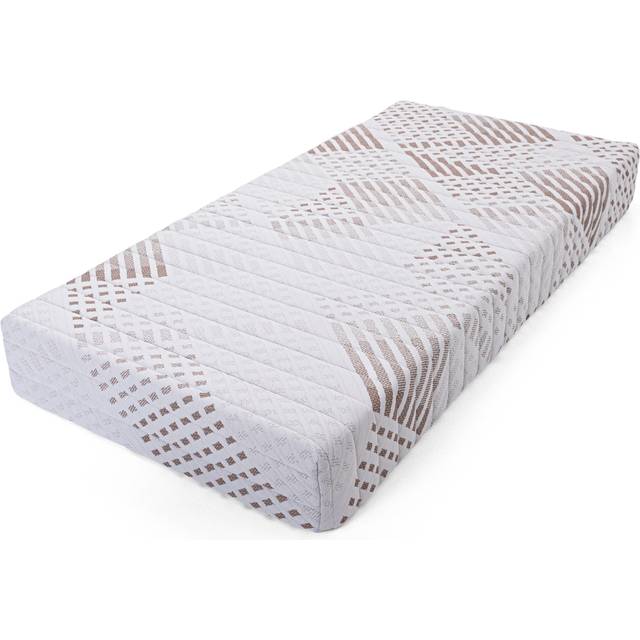 (4FT6 Double) FOAMEX 25cm Recon Foam Mattress, Firm, Silent