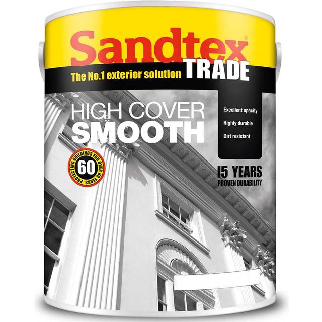Sandtex Trade - High Cover Smooth Mid Stone 5L