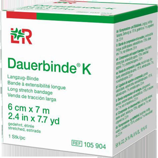 Dauerbinde K 6cm x 7m 1 st