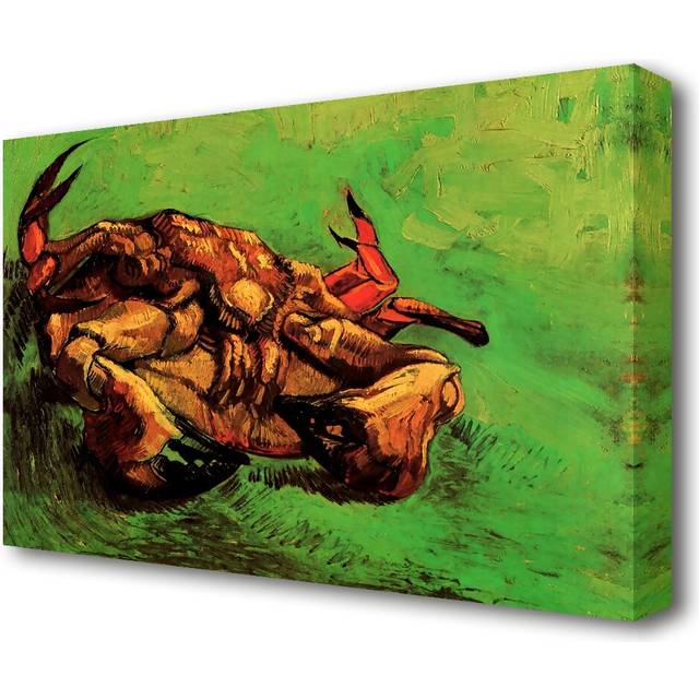 'Crab on Its Back' by Vincent Van Gogh Oil Painting Print on Wrapped Canvas (66 cm H x 101.6 cm W)