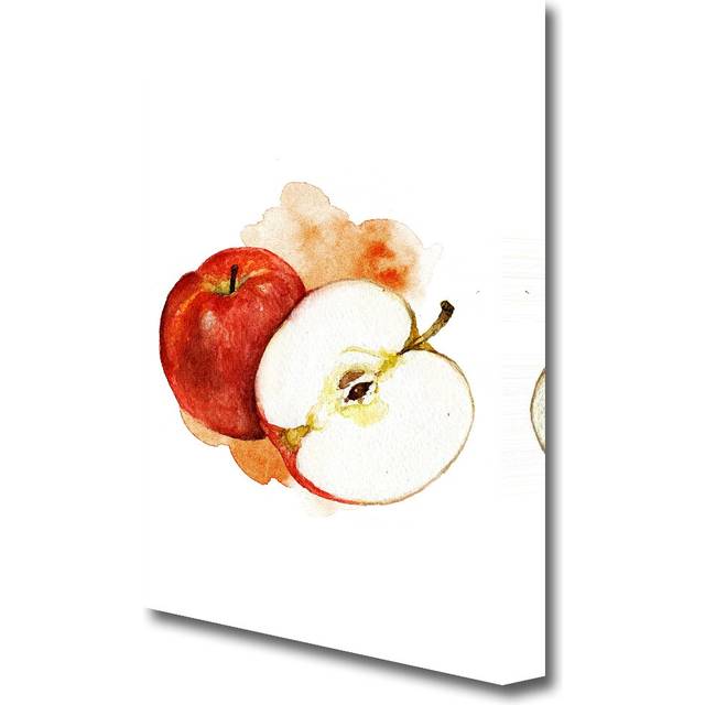 Apple Half Kitchen - Wrapped Canvas Painting Print (81.3 cm H x 50.8 cm W)