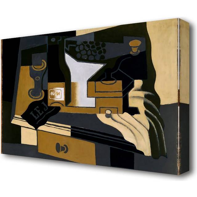 &#39;Coffee Grinder&#39; by Juan Gris - Painting Print on Wrapped Canvas (101.6 cm H x 142.2 cm W)