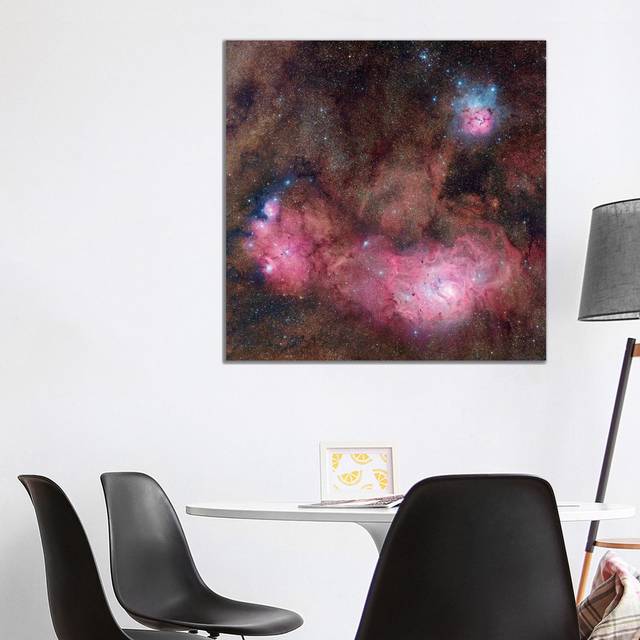 The Sagittarius Triplet Composite Image by Robert Gendler - Wrapped Canvas Graphic Art (93.98cm H x 93.98cm W x 1.91cm D)
