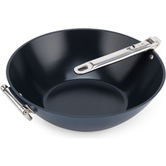 Joseph Joseph Space Folding Handle Ceramic Non-stick 32cm Blue Wok - 45048