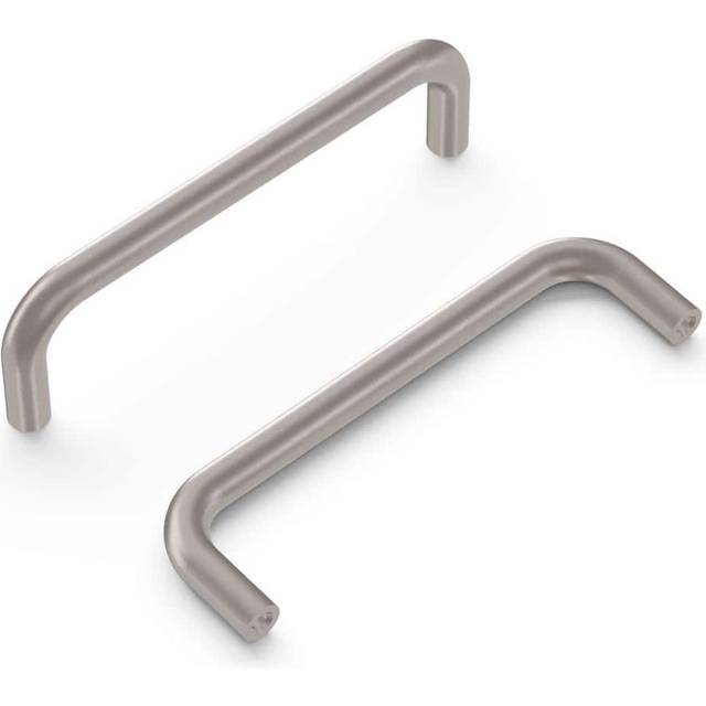 Hickory Hardware 10 Pack Solid Core Kitchen Cabinet Pulls  Luxury Cabinet Handles  Hardware for Doors & Dresser Drawers  3-3/4 Inch (96mm) Hole Center