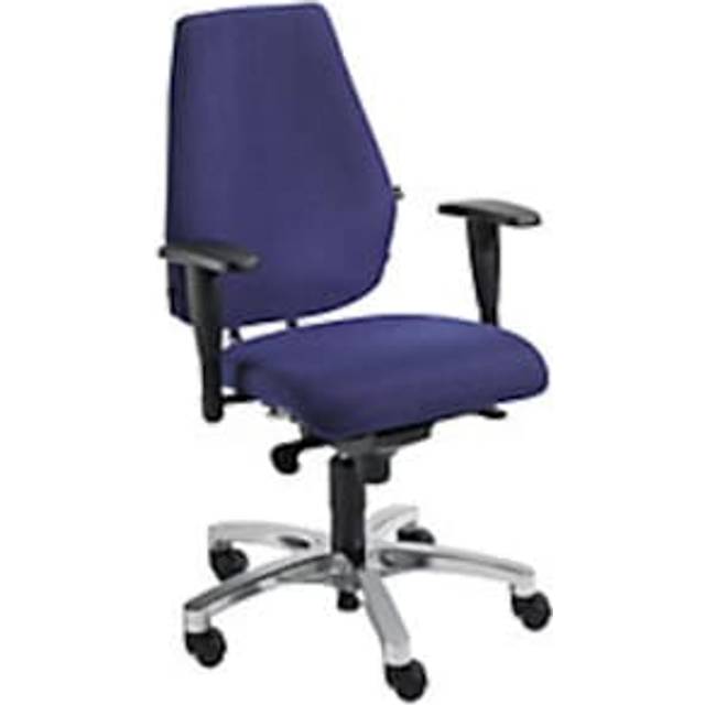 Topstar flat seat with knee roll and Body Balance Tec®, flat seat with knee roll and Body Balance Tec®, blue