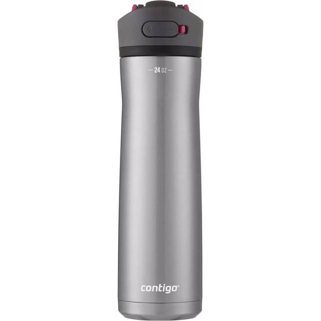 Contigo Ashland Chill 2.0  24oz.  Stainless Steel Water Bottle with AUTOSPOUT Lid  Steel/Dragonfruit