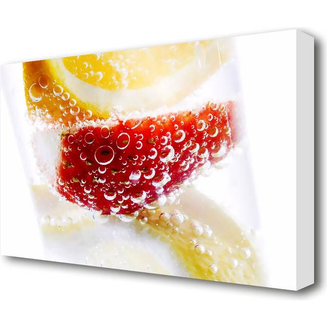 'Fruit Fizz Kitchen' - Canvas Photographic Print (81.3 cm H x 121.9 cm W)