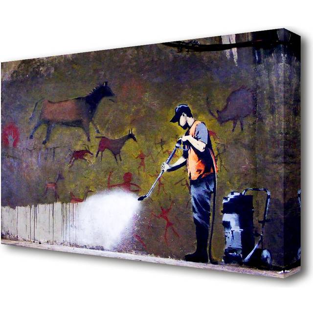 Graffiti Removal - Wrapped Canvas Graphic Art Print (66 cm H x 101.6 cm W)