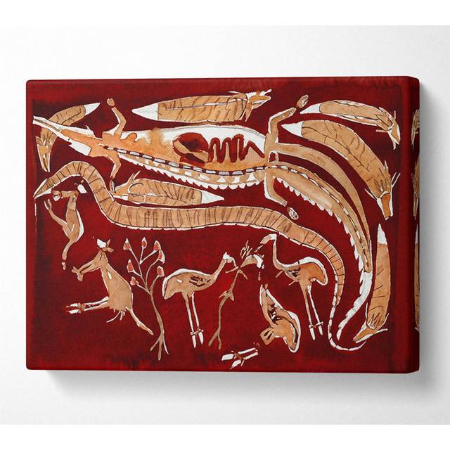 Aboriginal Nadjamerrek Lofty - Print - Multicolour (35.6cm H x 50.8cm W x 10cm D)