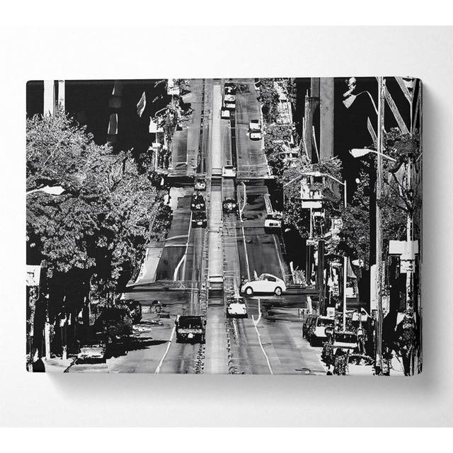 California Streets - Wrapped Canvas Art Prints - Multicolour (66cm H x 106.6cm W x 10cm D)