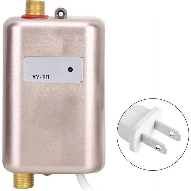 Gold Home Kitchen Hot Cold Mini Instant Water Heater With Indicator Light