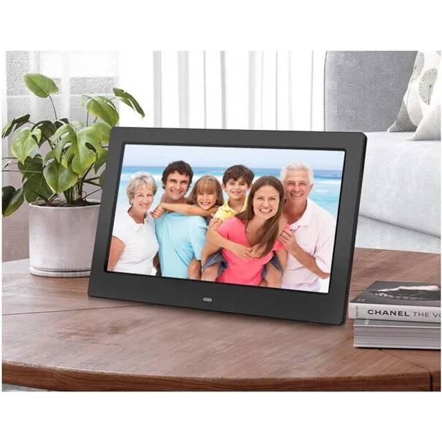 (Black) 10'' Digital Photo Frames Black HD Video Gift for Her Christmas Gift Pack