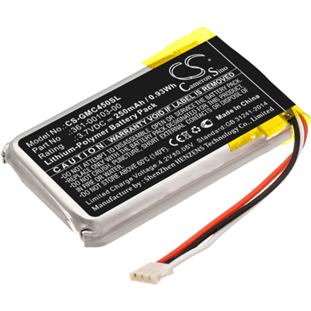 Batteri til GARMIN DashCam 45 - 250mAh
