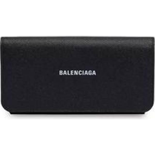 Balenciaga Cash Thin Money Wallet - Black - Women's - Calfskin