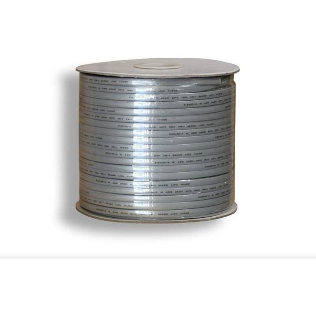 Monoprice RJ45 8 Conductor Modular Bulk Cable, 28AWG, Stranded, Flat, Sliver, 1000ft - Silver
