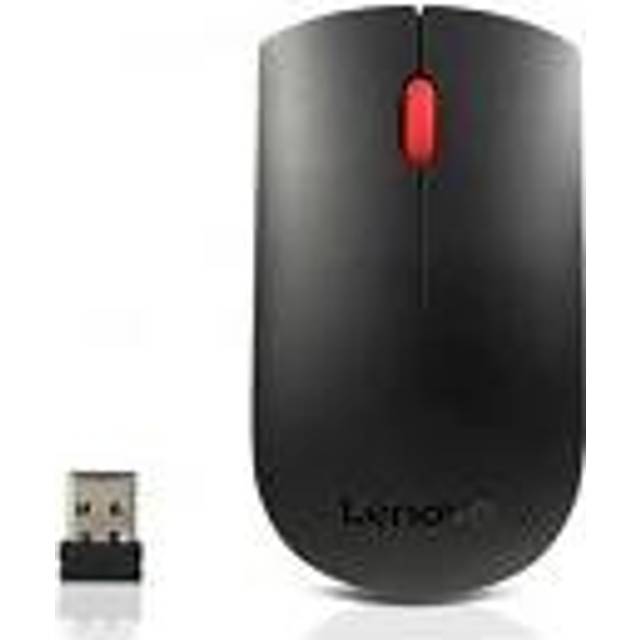 Lenovo ThinkPad Essential Wireless Mouse - Mus - laser - 5 knappar - trådlös - 2.4 GHz - trådlös USB-mottagare