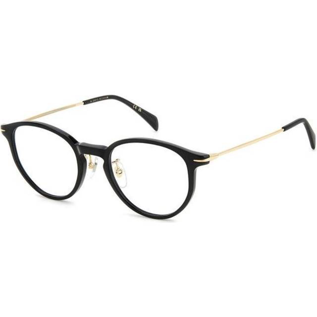DAVID BECKHAM Man DB 1149/G 2M2 Optiska bågar Acetat Guld / Svart Rund