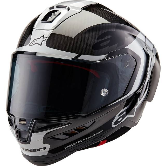 Alpinestars Supertech R10 Element Carbon Helmet, black-silver, Size S