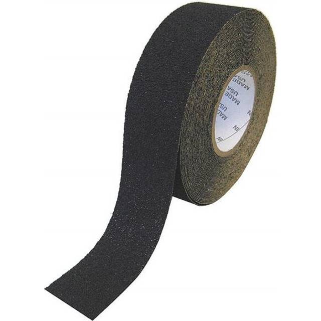 2 in. x 60 ft. Roll Anti Slip Safety Tape, Flat Black - Medium