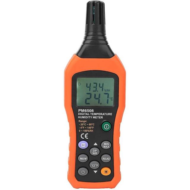 PEAKMETER PM6508 Digital Humidity and Temperature Meter Hygrometer Thermometer