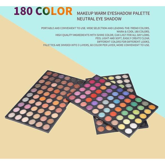 180 Color Professional Natural Makeup Eyeshadow Palette Neutral Eye Shadow