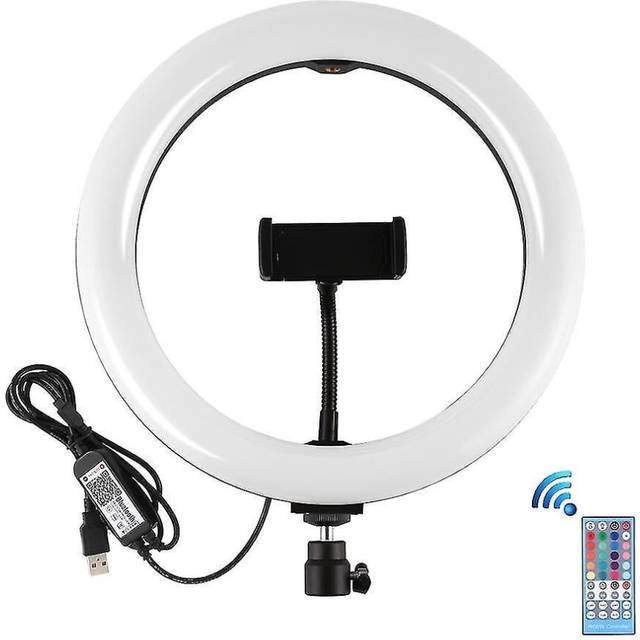 10.2 Inch Usb Rgbw  Dimmable Ring Light  Led Selfie Ring Light Photography Photo Studio Light Vlogging Youtube Video Makeup Ligh