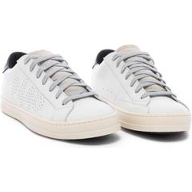 Baskets John en cuir - Blanc - 43