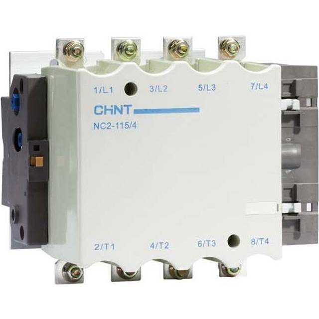 Chint NC2 Contactor 225A 110kW 230V AC 4 Main Poles N/O
