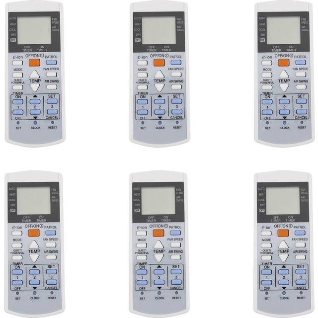 6X Conditioner Air Conditioning Remote Control for Controller A75C3407 A75C3623 A75C3625 KTSX003 A75C3297
