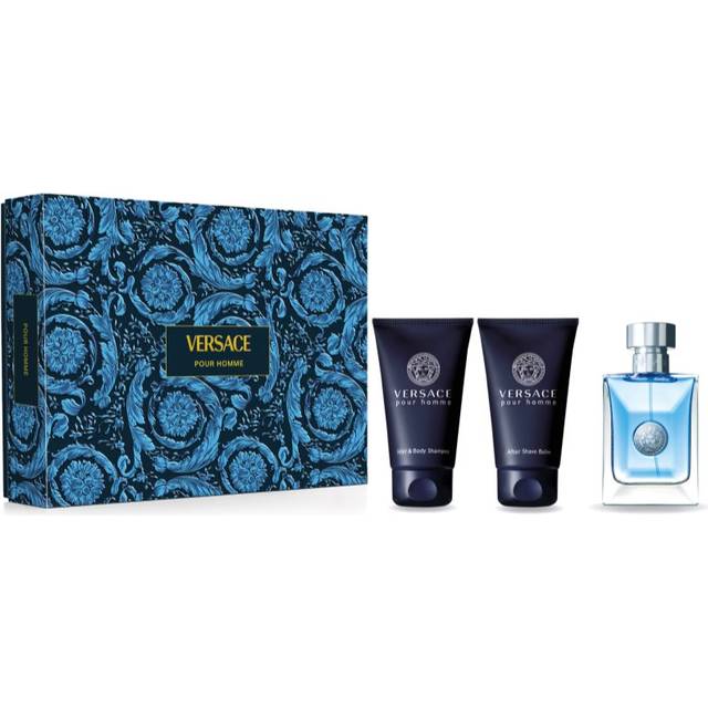 Versace pour Homme Gift Set 50ml EDT + 50ml Shower Gel + 50ml Aftershave Balm