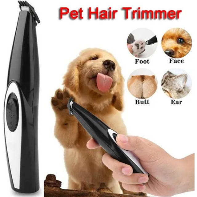 Dog Cat Foot Hair Trimmer Pet Paw Nail Grooming Clipper